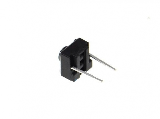 Microswitch push button (make contact) 6x6x5mm breadboard-friendly
